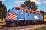 METX 305, EMD F7A ex CNW 411, exx CNW 4082C, at the Illinois Railway Museum